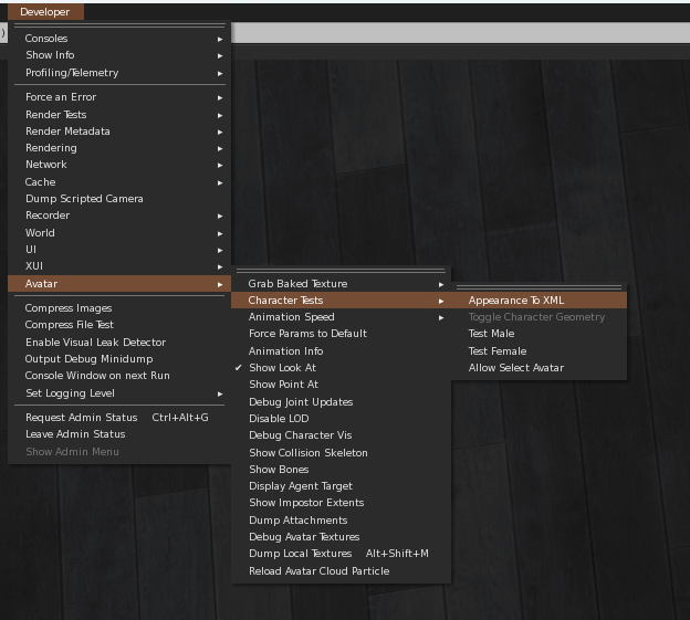 Shape export instructions